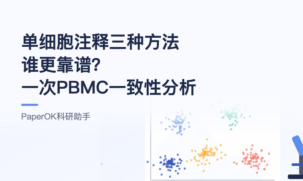 单细胞注释三种方法谁更靠谱？一次PBMC一致性分析实录