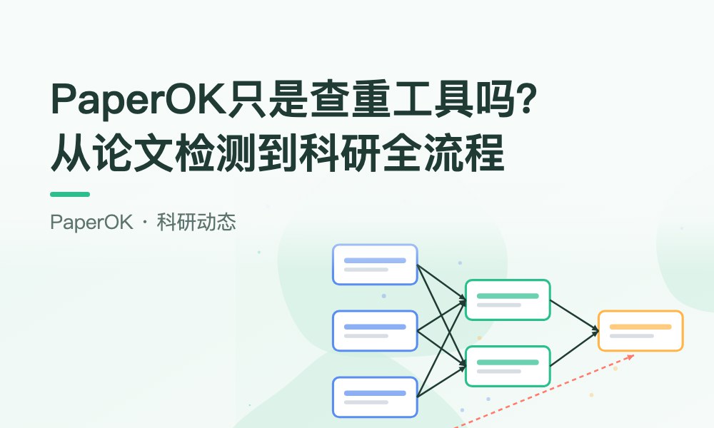 PaperOK只是查重工具吗？从论文检测到科研全流程，一次说清