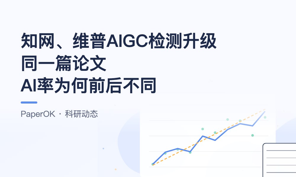 知网、维普AIGC检测升级后AI率明显上涨：同一篇论文为什么前后结果差这么多